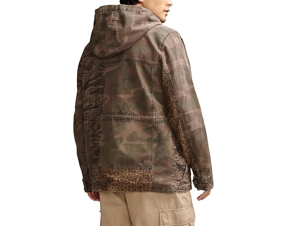 Lucky Brand Patchwork Camo Field Jacket - Mens Clothing Outerwear Jackets Coats Product Image