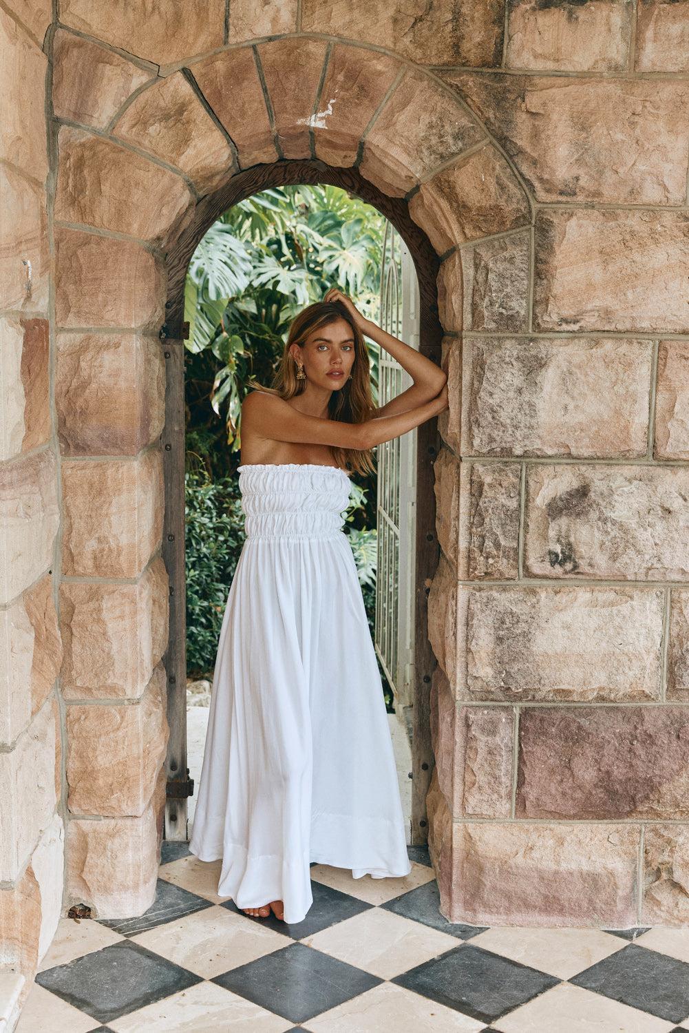 Eliana Maxi Dress White product image