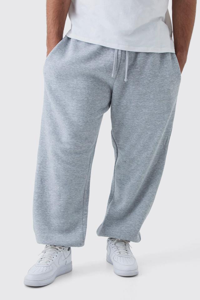 Plus Basic Oversized Fit Sweatpants | boohooMAN USA Product Image