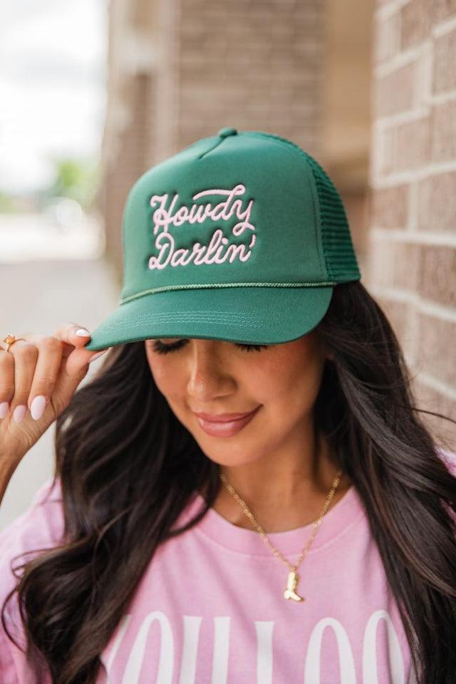 Howdy Darlin' Olive Trucker Hat Product Image