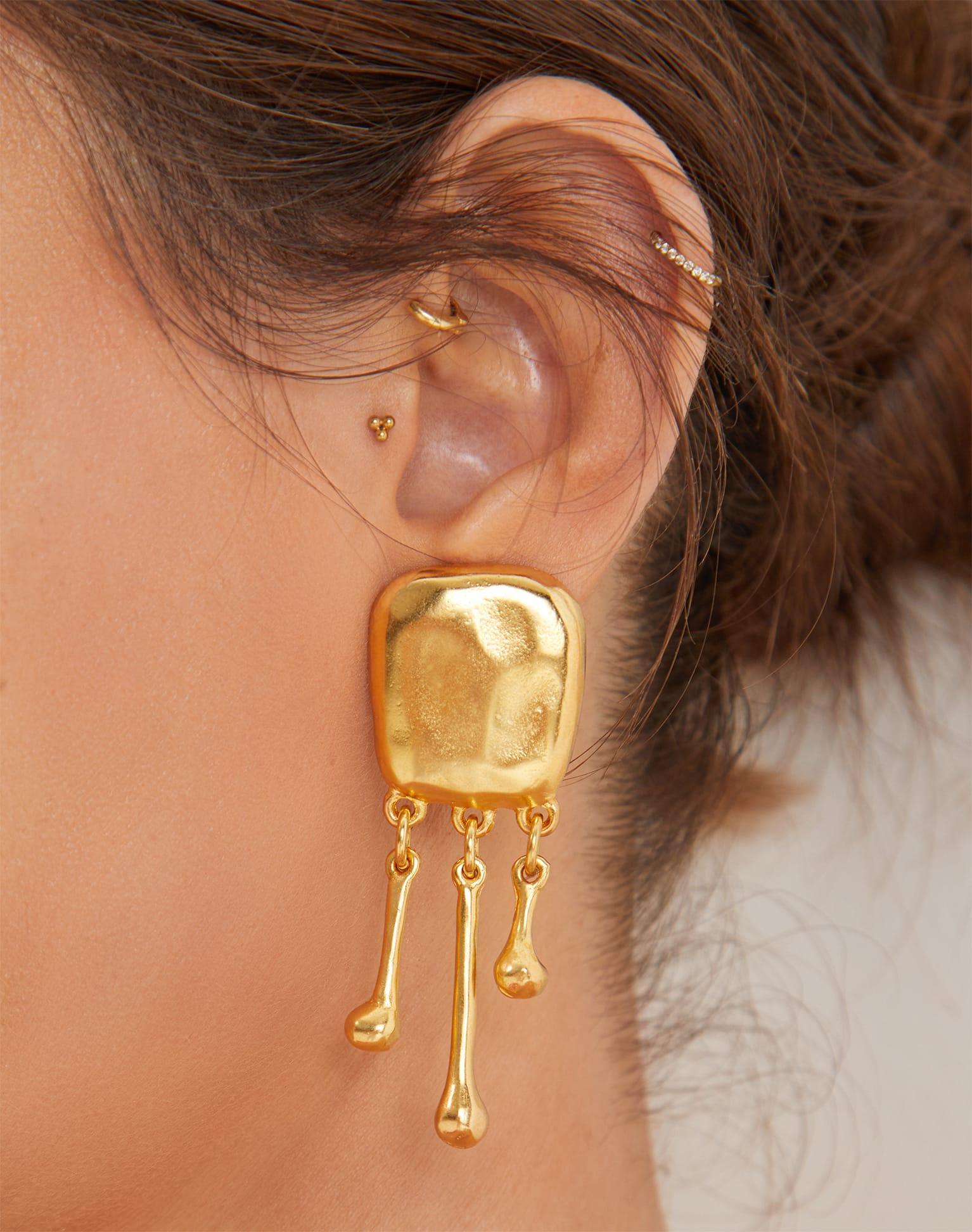 Zaya Earrings - Gold Product Image