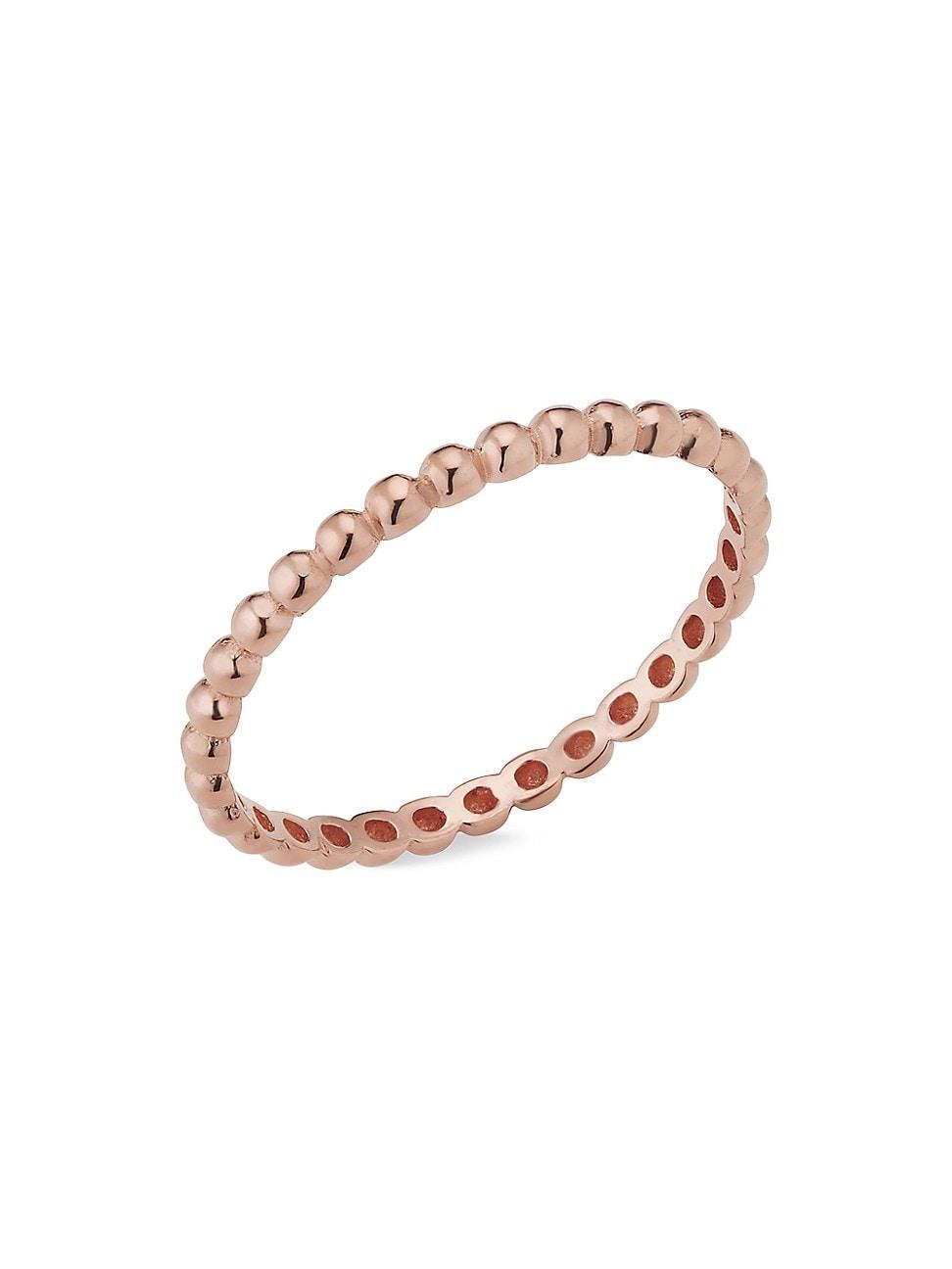 Womens 14K Rose Gold Have a Ball Stack Ring Product Image