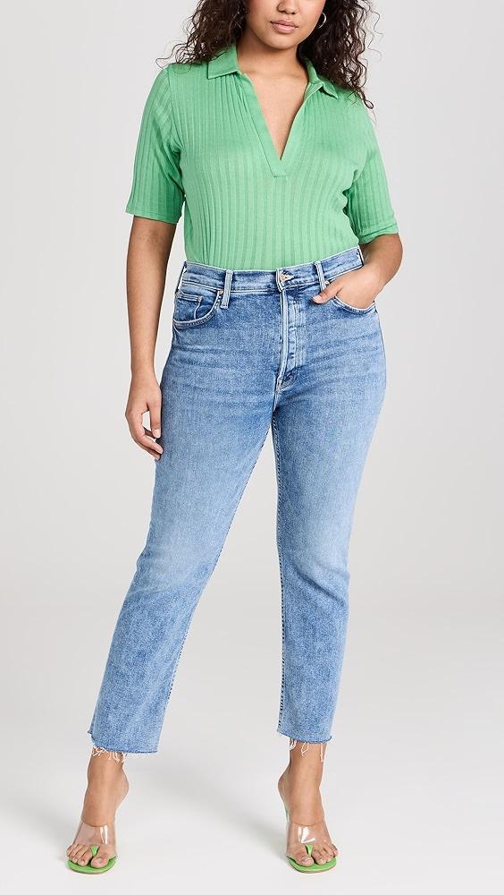 MOTHER The Tomcat Ankle Fray Jeans | Shopbop Product Image