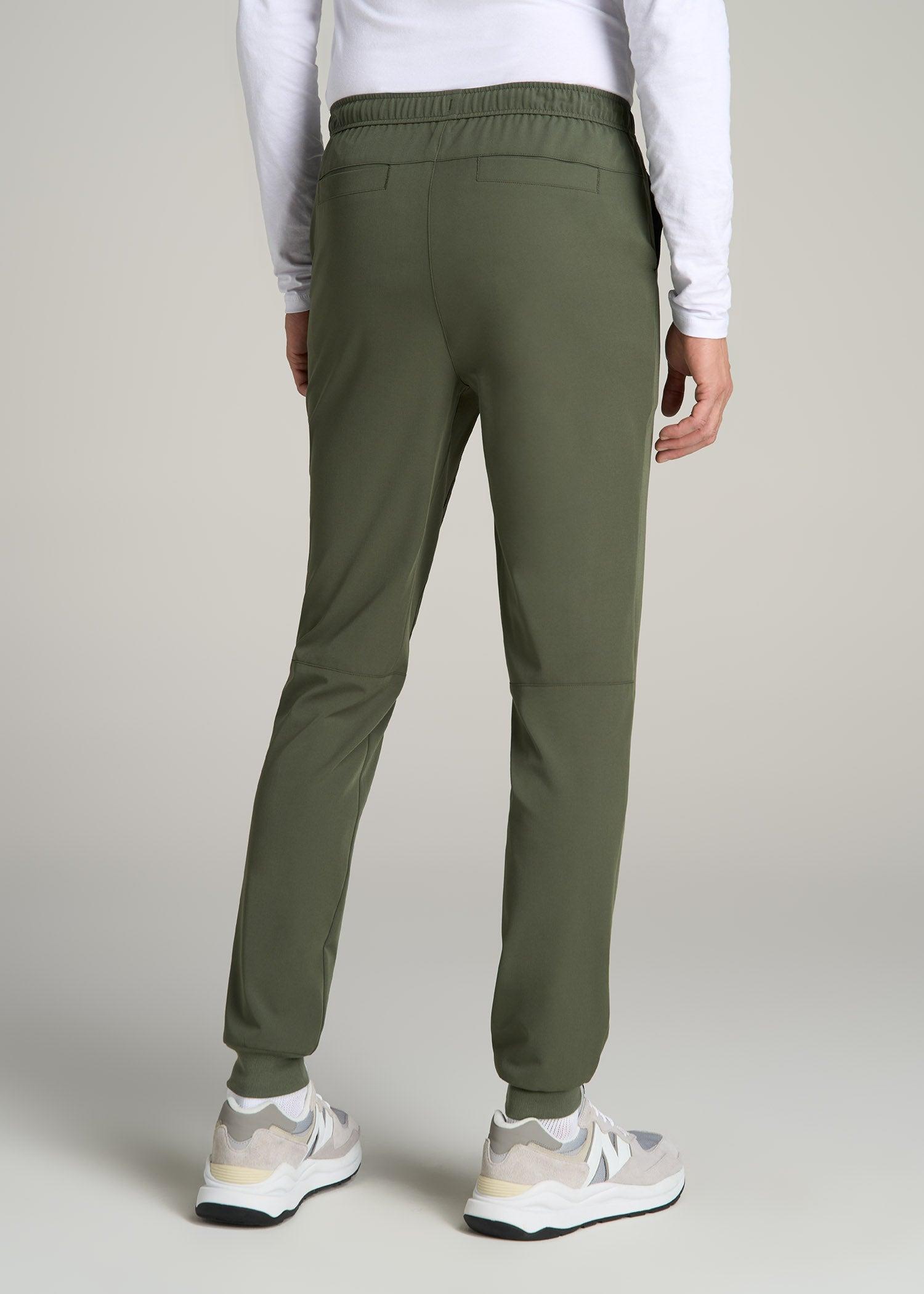 Scrub Joggers for Tall Men in Clover Green Male Product Image