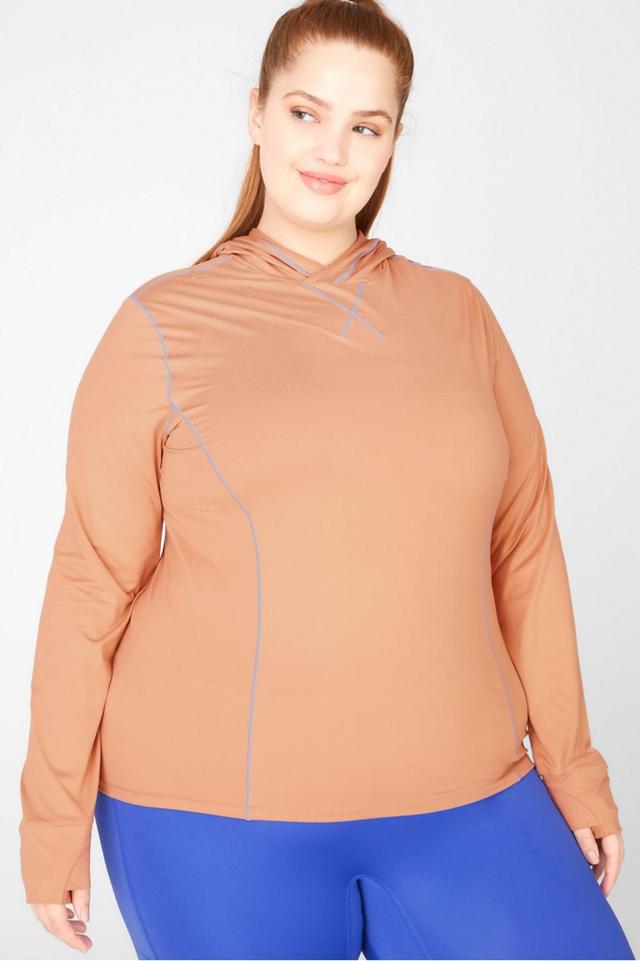 Fabletics Phoenix Run Hoodie Womens orange Size XXS Product Image