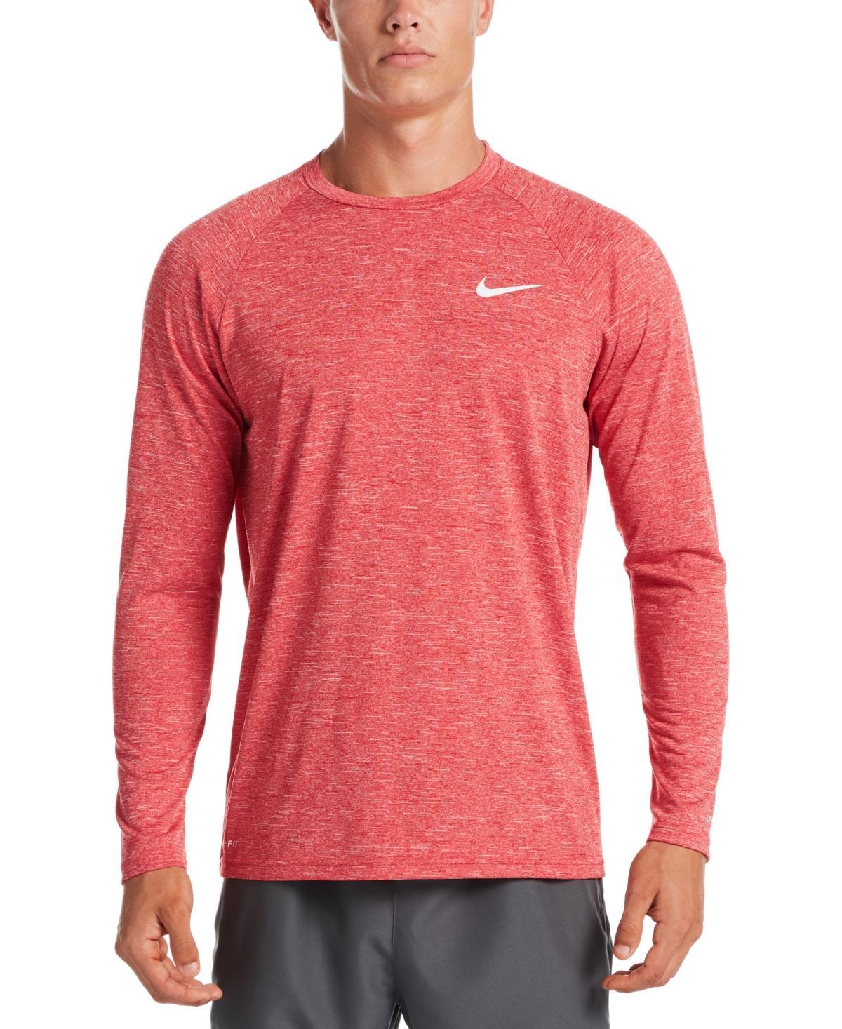 Nike Mens Heather Hydroguard Long Sleeve Swim T-Shirt Product Image