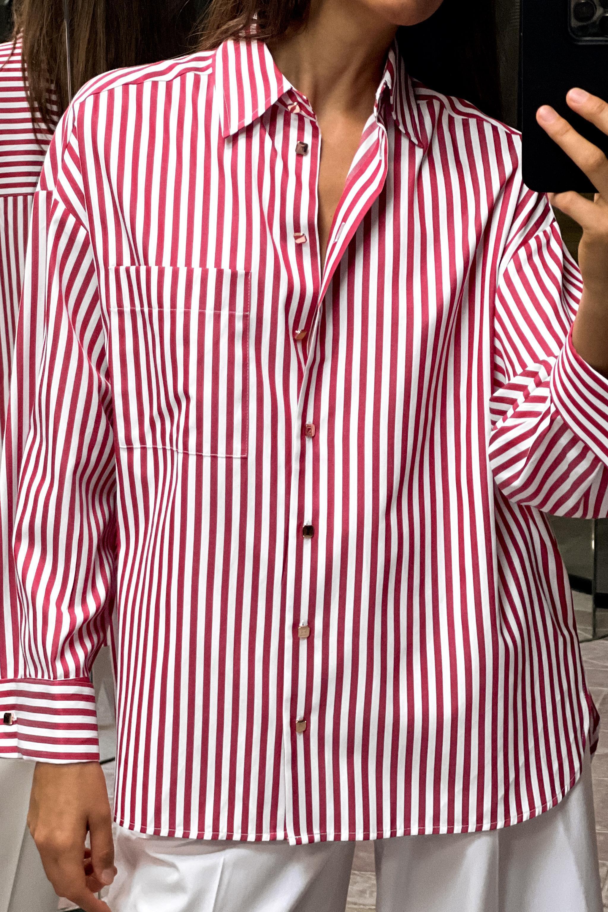 OVERSIZED STRIPED SHIRT Product Image