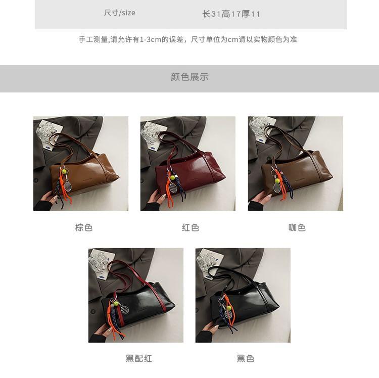 Faux Leather Tote Bag Product Image