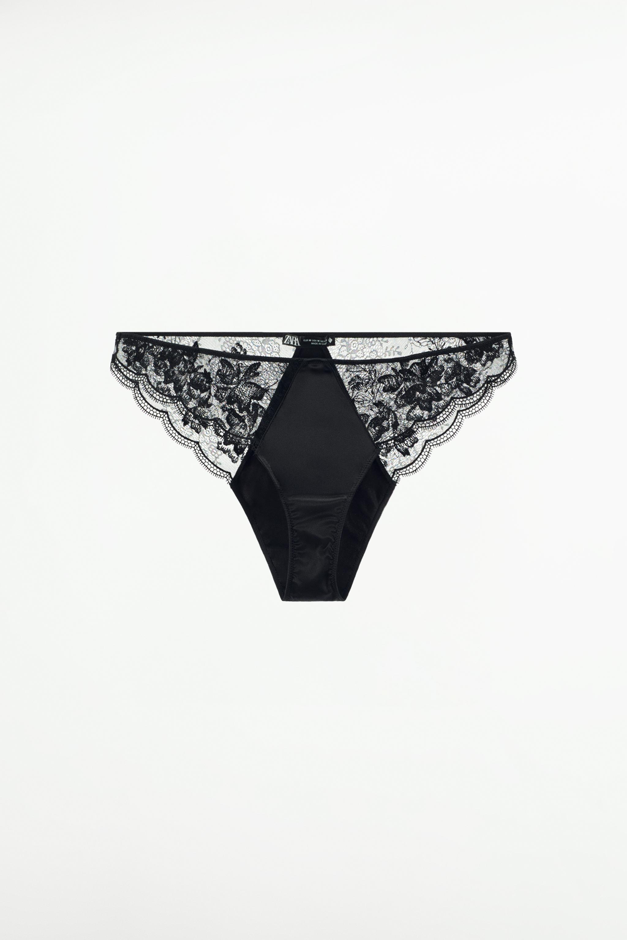 EMBROIDERED LACE PANTIES Product Image