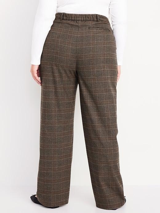 Extra High-Waisted Taylor Wide-Leg Trouser Pants Product Image