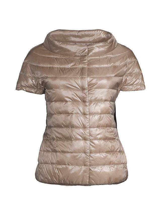 Womens Iconico Short-Sleeve Down Jacket Product Image