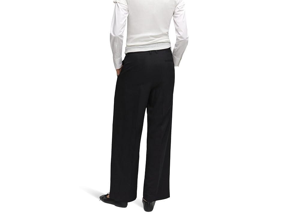 MANGO - Wideleg pleated pants - 12 - Women Product Image