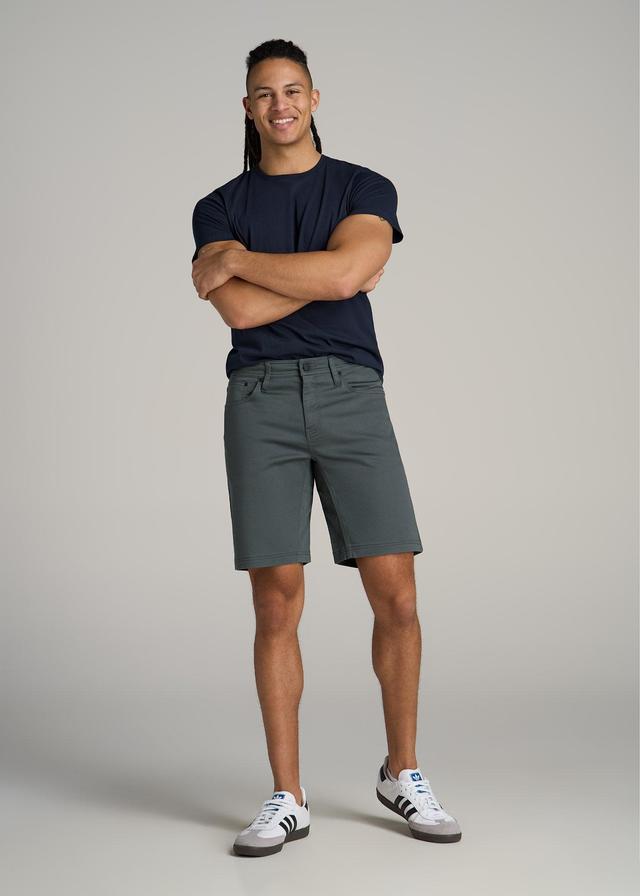 Everyday Comfort 5 Pocket Short for Tall Men in Soft Green Product Image