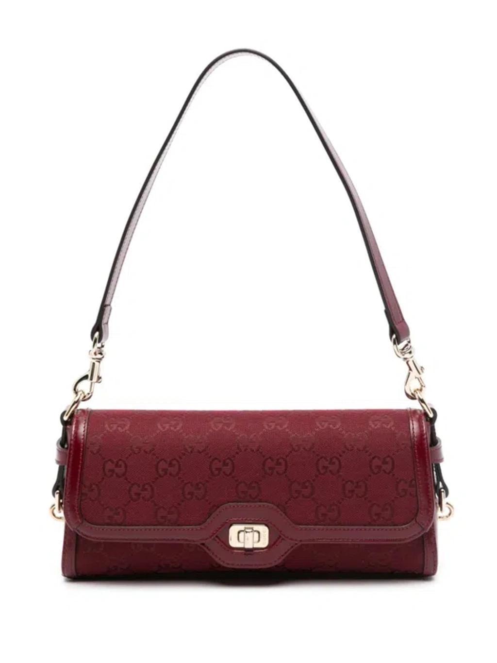 GUCCI Small Luce Shoulder Bag In Red Product Image