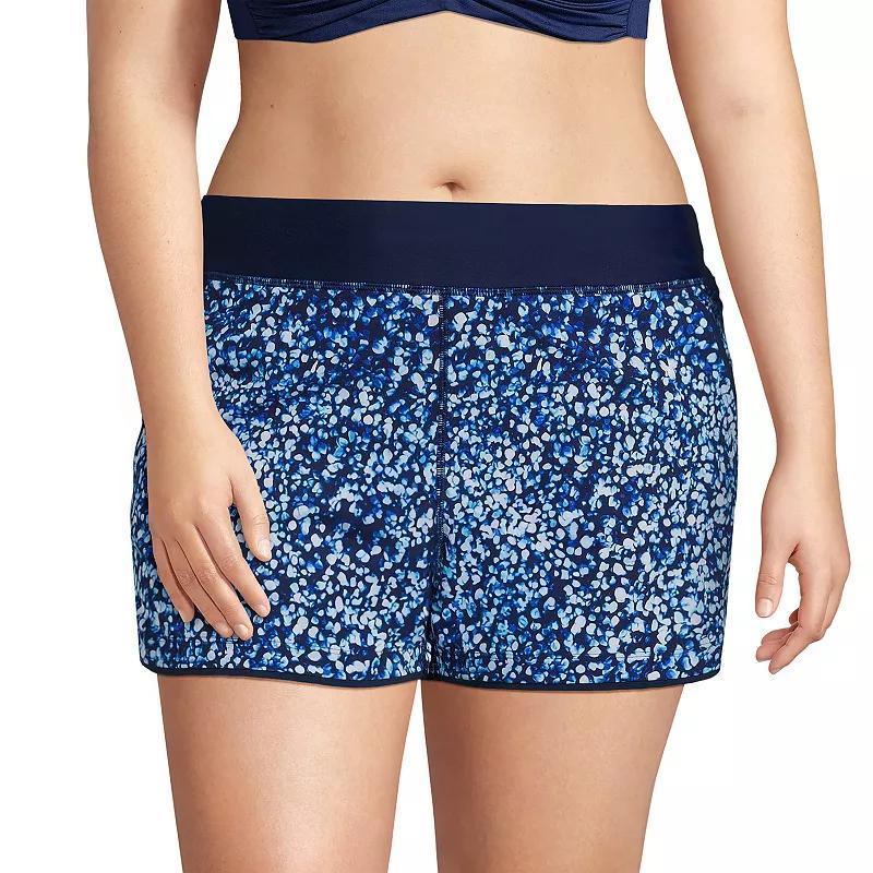 Womens Lands End 3 Quick Dry Swim Shorts With Panty Product Image