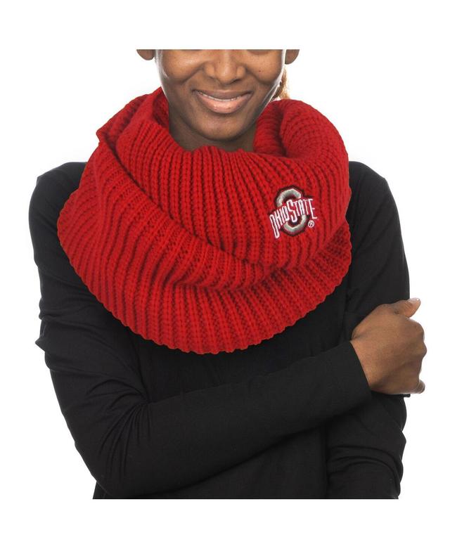 Womens ZooZatz Ohio State Buckeyes Knit Cowl Infinity Scarf Product Image