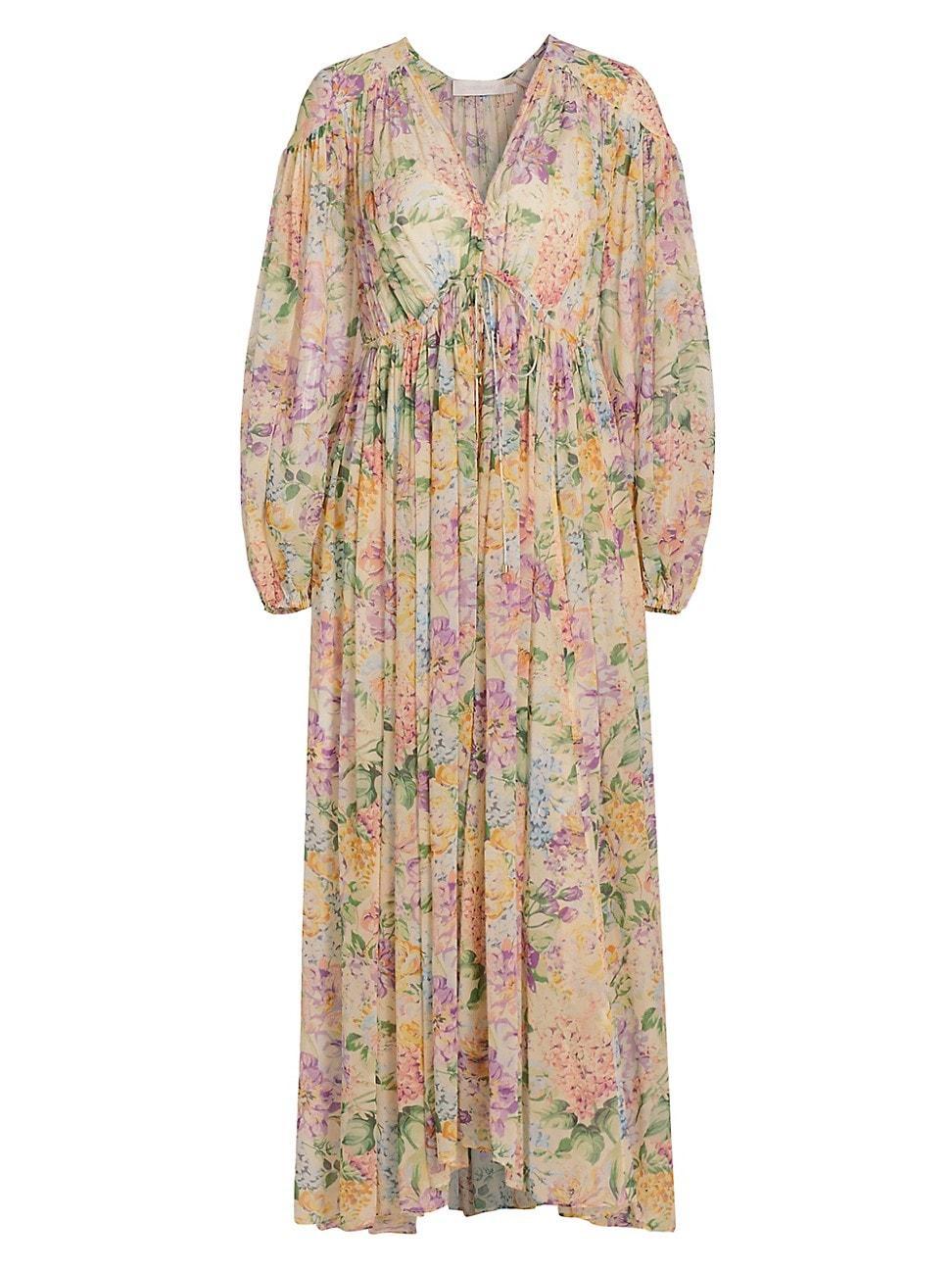 Womens Halliday Gathered Maxi Dress Product Image