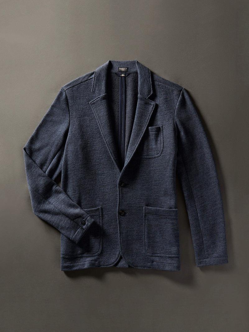 Inlet Knit Blazer - Deep Navy Melange Product Image