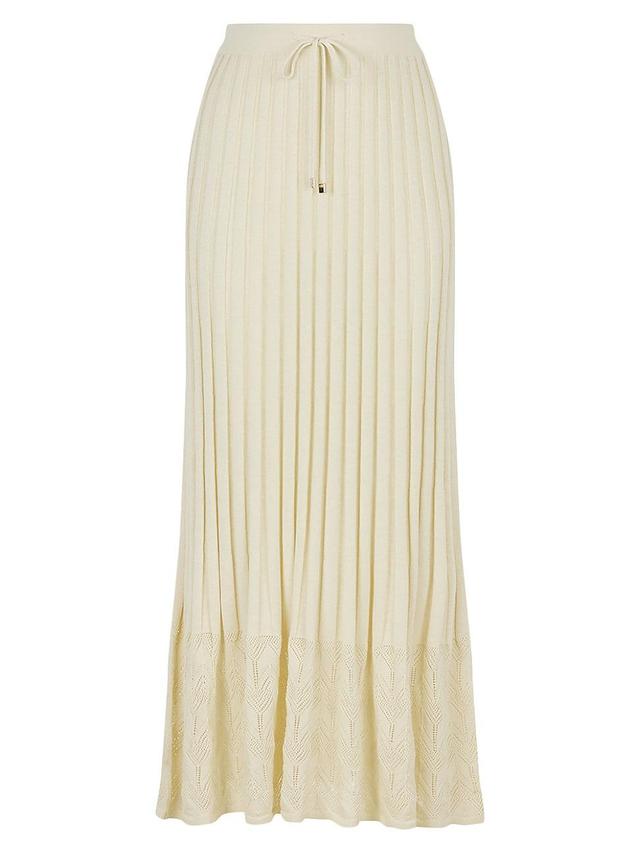 Womens Lou Rib-Knit Maxi Skirt Product Image