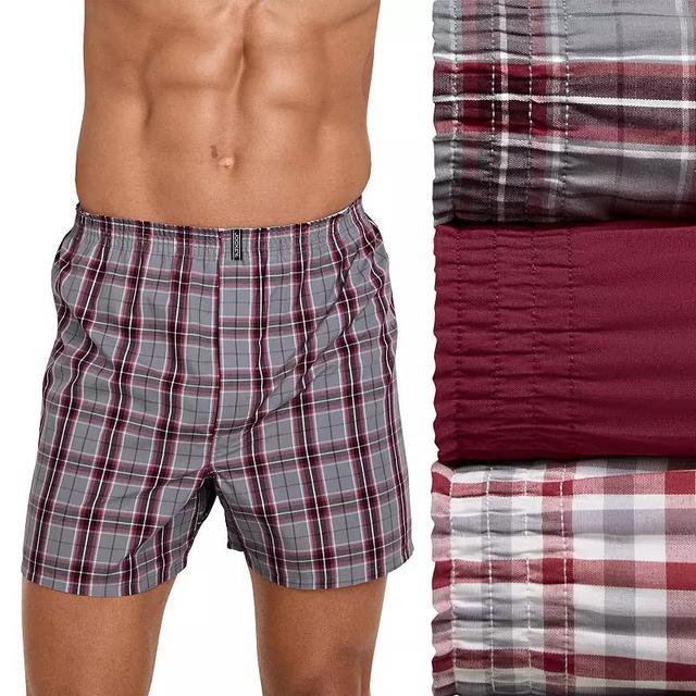 Mens Jockey 3-pack Classic Full-Cut Woven Boxers Product Image