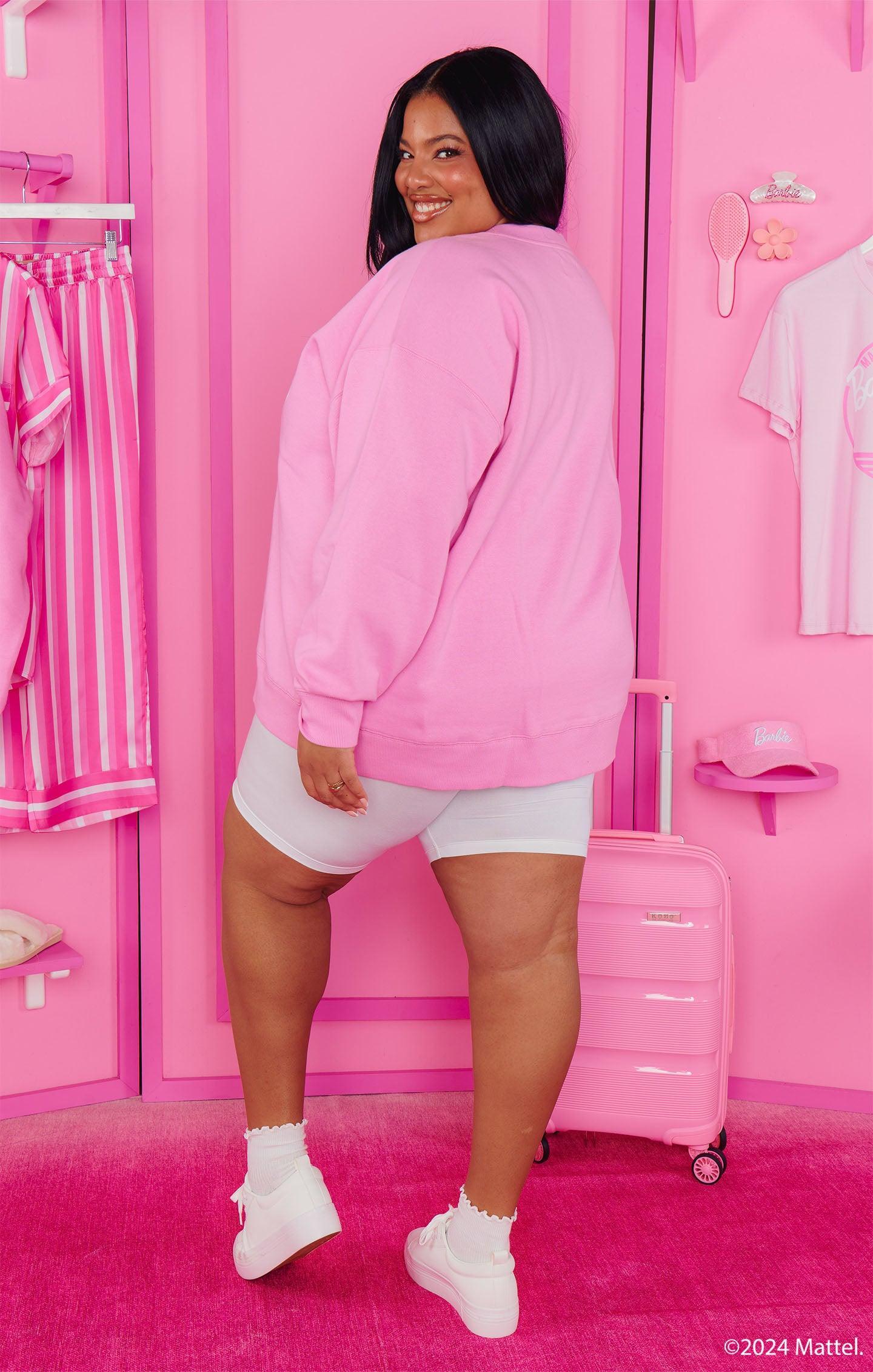 Barbie™ Sweatshirt ~ Barbie™ Pink Product Image