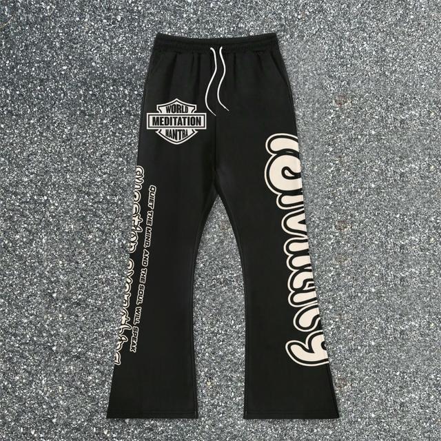 Hellstar Divine Meditation No 88 Graphics Flared Sweatpants Product Image