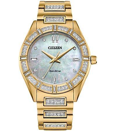 Citizen Eco-Drive Crystal Watch, 34mm Product Image