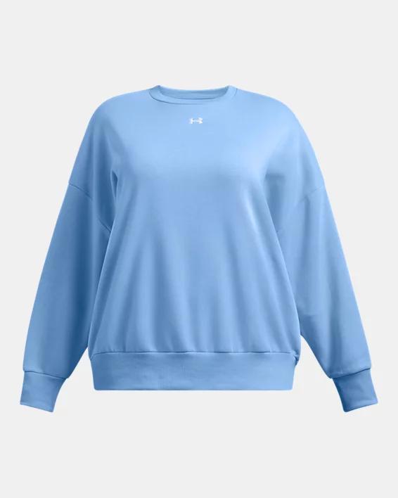 Plus Size Under Armour Rival Fleece Oversized Crew Sweatshirt, Womens Product Image