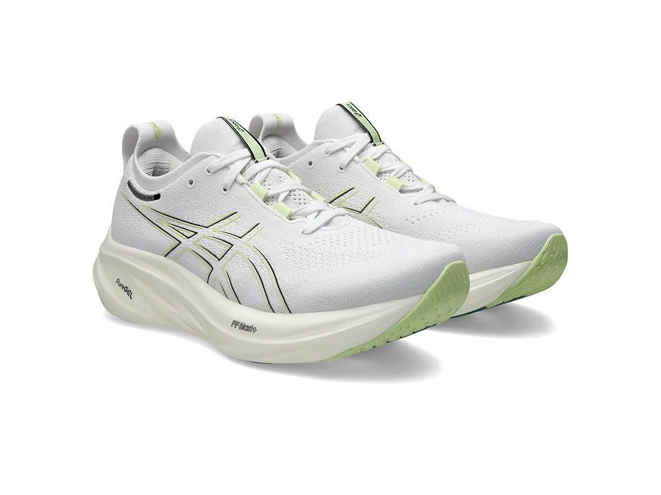 ASICS Men's GEL-Nimbus 26 (White/Birch) Men's Shoes Product Image