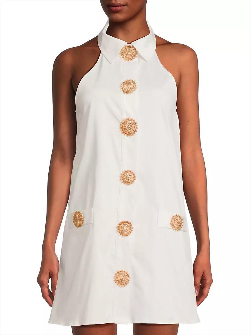 Amber Button-Front Minidress Product Image