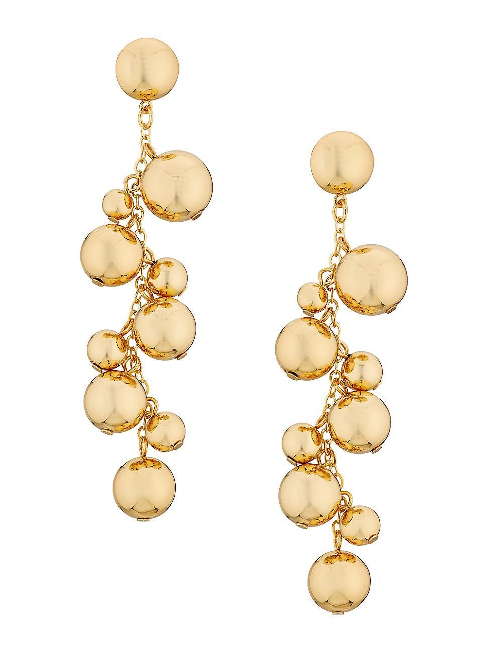 Womens Goldtone Beaded Drop Earrings Product Image