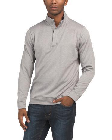 Performance Quarter Zip Pullover for Men | Polyester Product Image