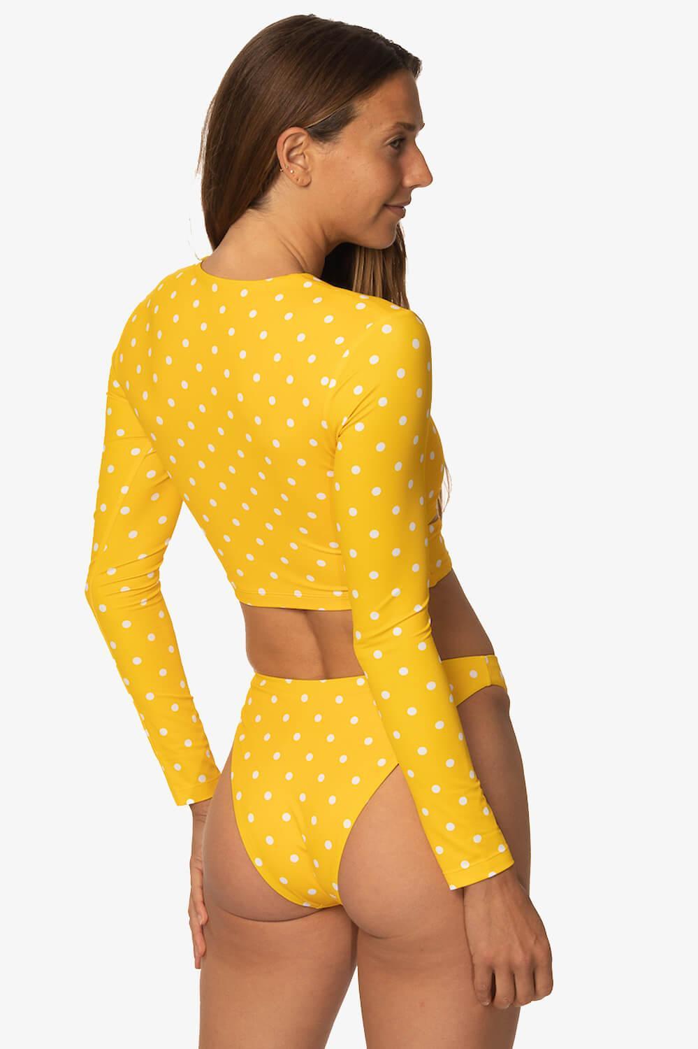 Taranaki Long Sleeved Crop Cut-Out Rashie - Itsy Bitsy Female Product Image