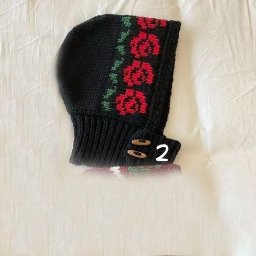 Patterned Knit Balaclava Product Image