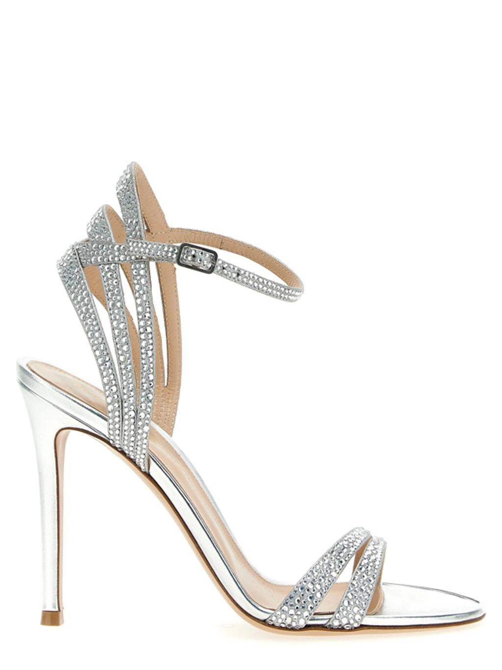 Freesia Stiletto-heel Sandals In Silver product image