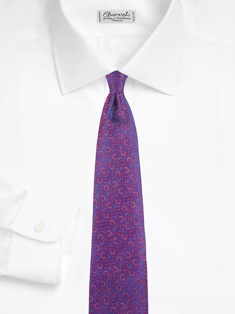 Swirl Paisley Silk Tie Product Image