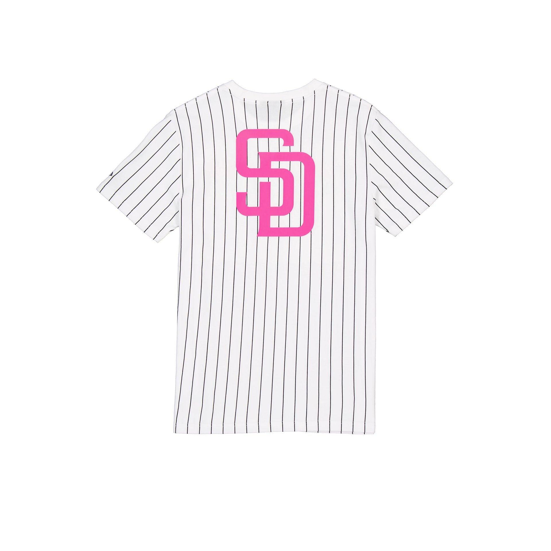 San Francisco Giants Throwback Pinstripe T-Shirt Male Product Image