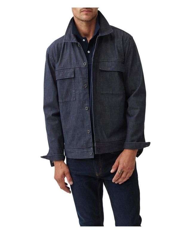 Mens Little Valley Chambray Trucker Jacket Product Image