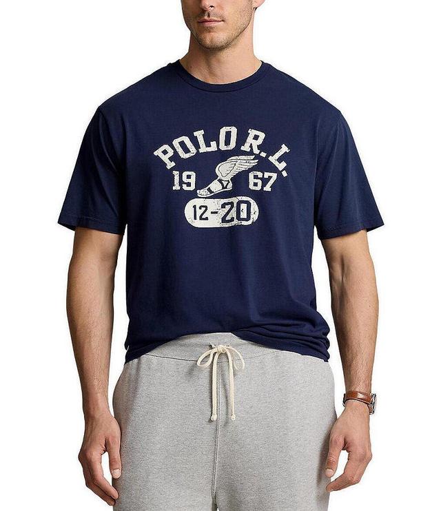 Polo Ralph Lauren Big & Tall Classic Fit Jersey Graphic Short Sleeve T-Shirt Product Image