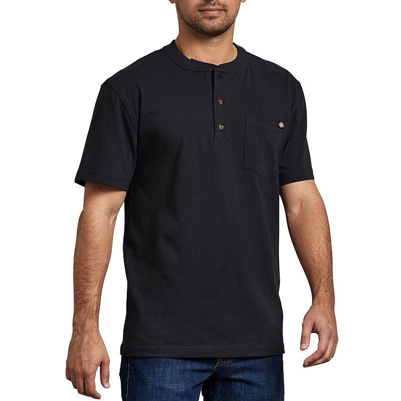 Mens Dickies Heavyweight Short Sleeve Henley Product Image