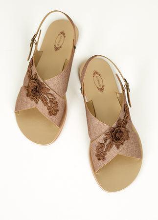 Women's Aria Sandal in Brown Product Image