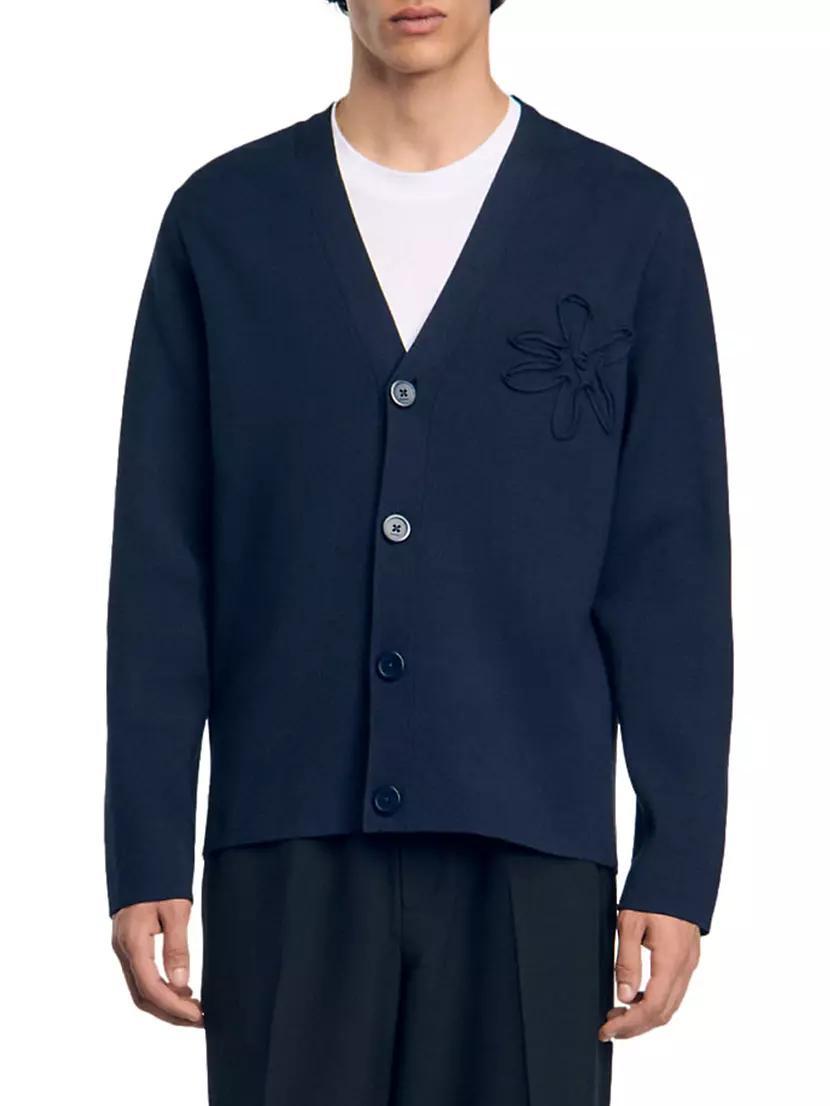 Cardigan with Flower Detail Product Image