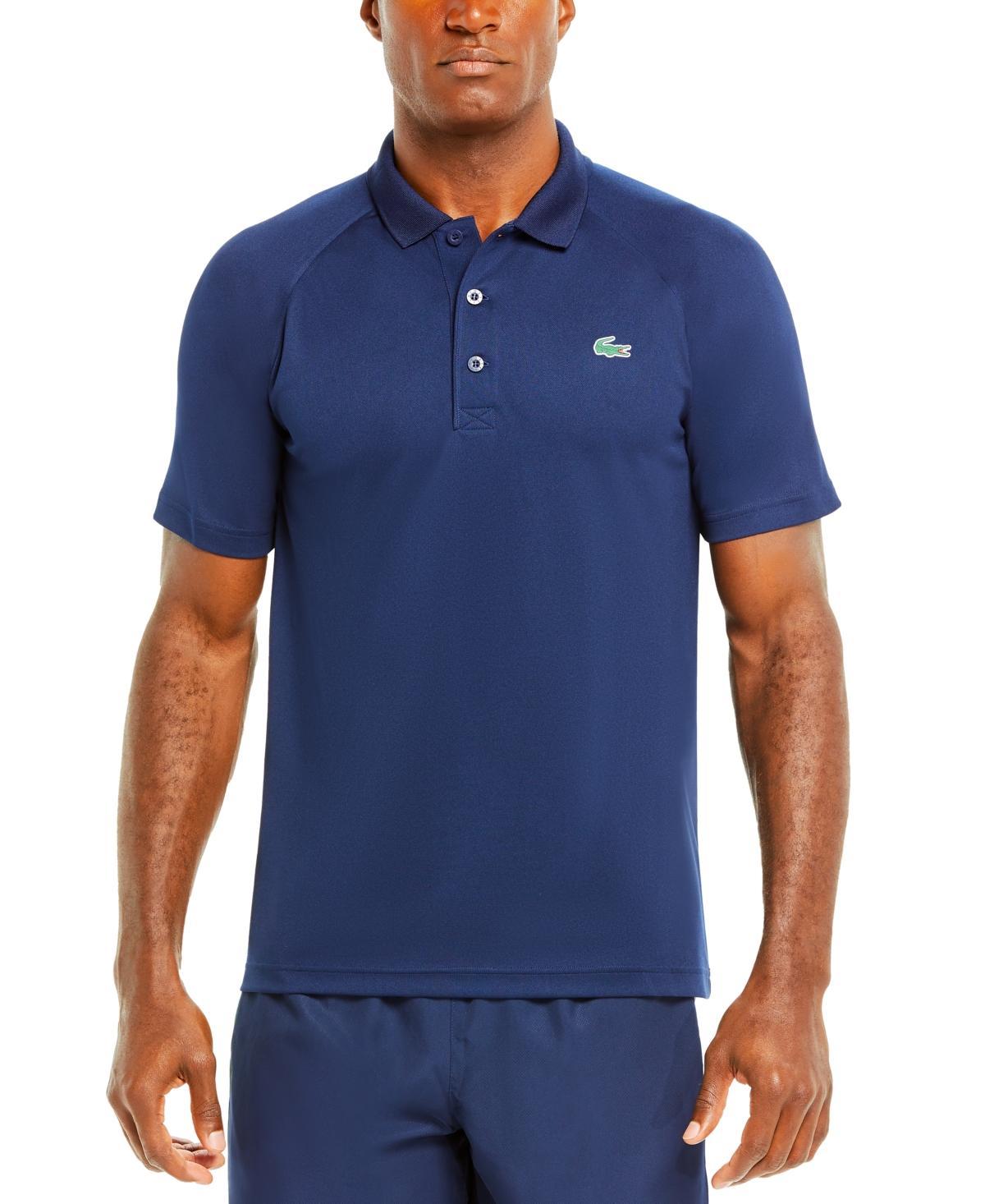 Mens Lacoste Sport Breathable Run-Resistant Interlock Polo Shirt Product Image