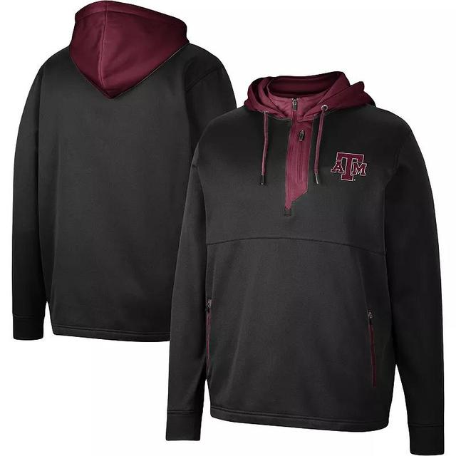 Mens Colosseum Arizona State Sun Devils Luge 3.0 Quarter-Zip Hoodie Product Image