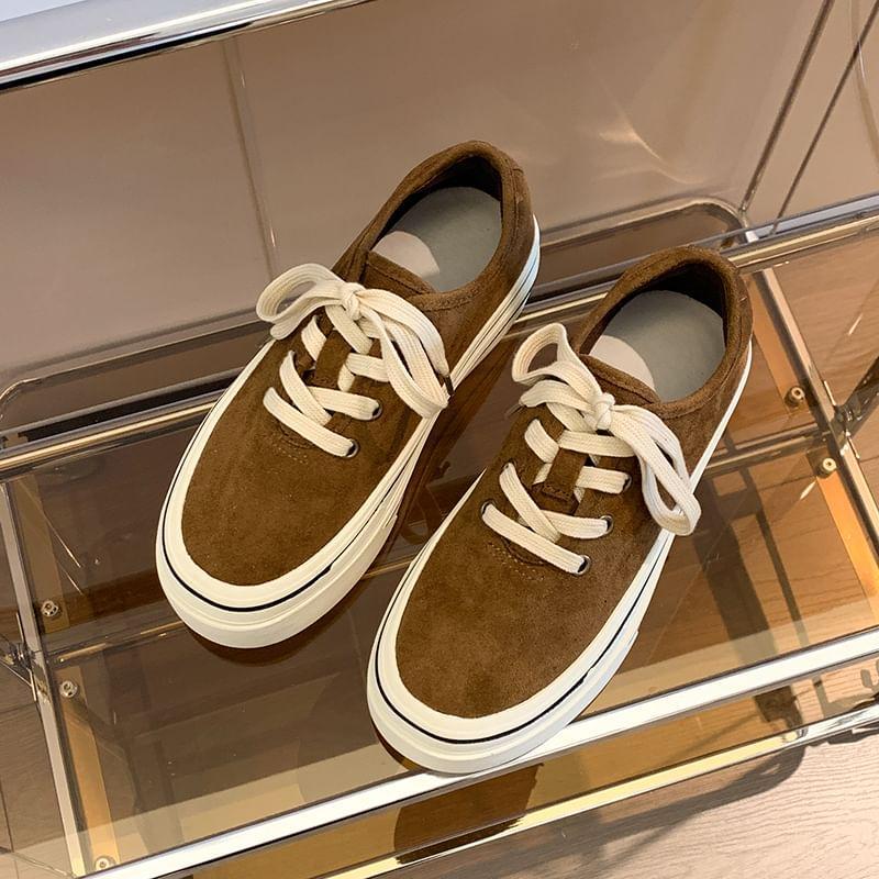 Canvas Platform Sneakers Product Image