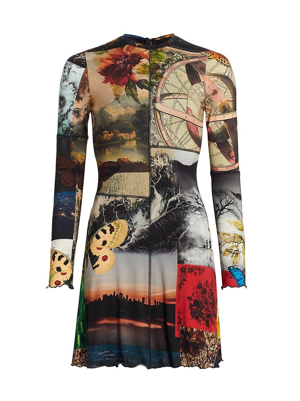 Womens Delora Photograph Print Minidress Product Image