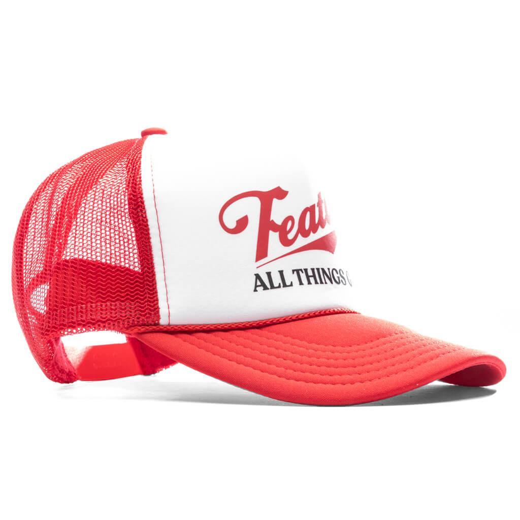 Draft Trucker Hat - Red/White Male Product Image