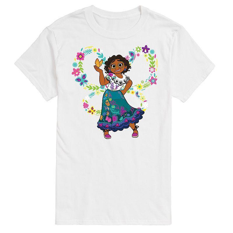 Disneys Encanto Mirabel Big & Tall Graphic Tee, Mens White Product Image