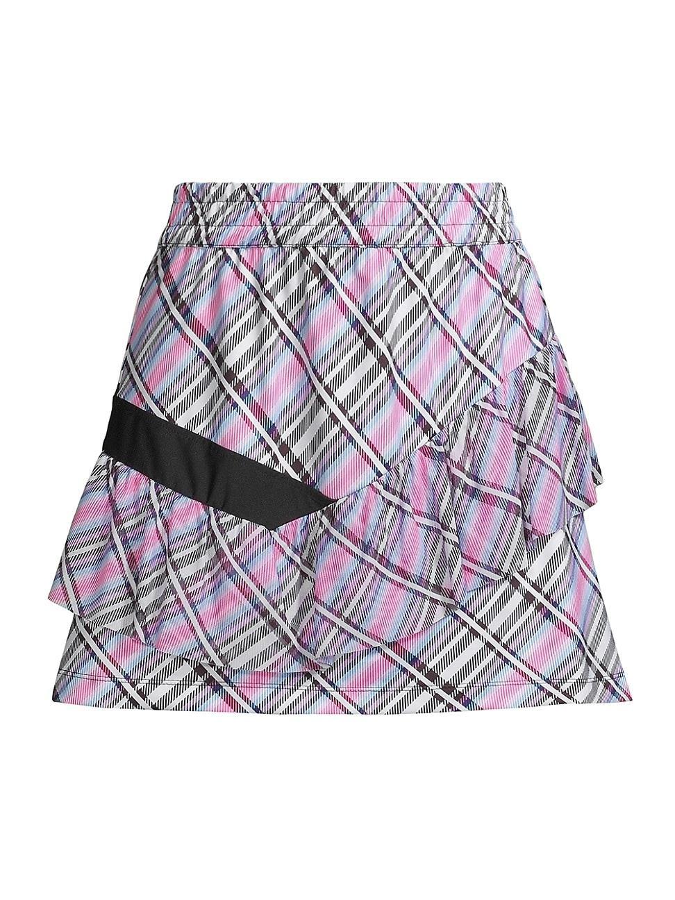 Womens Prep It Up Plaid Miniskort Product Image