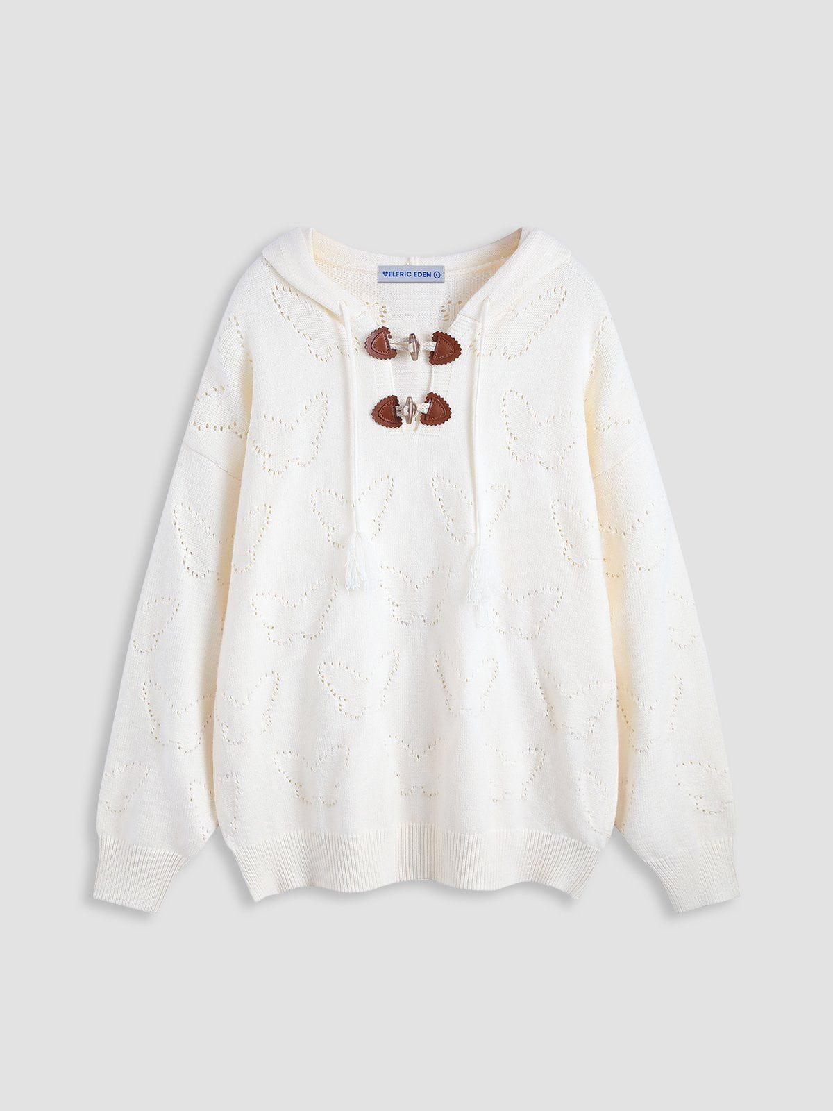 Aelfric Eden Cut-Out Butterfly Hoodie Female Product Image